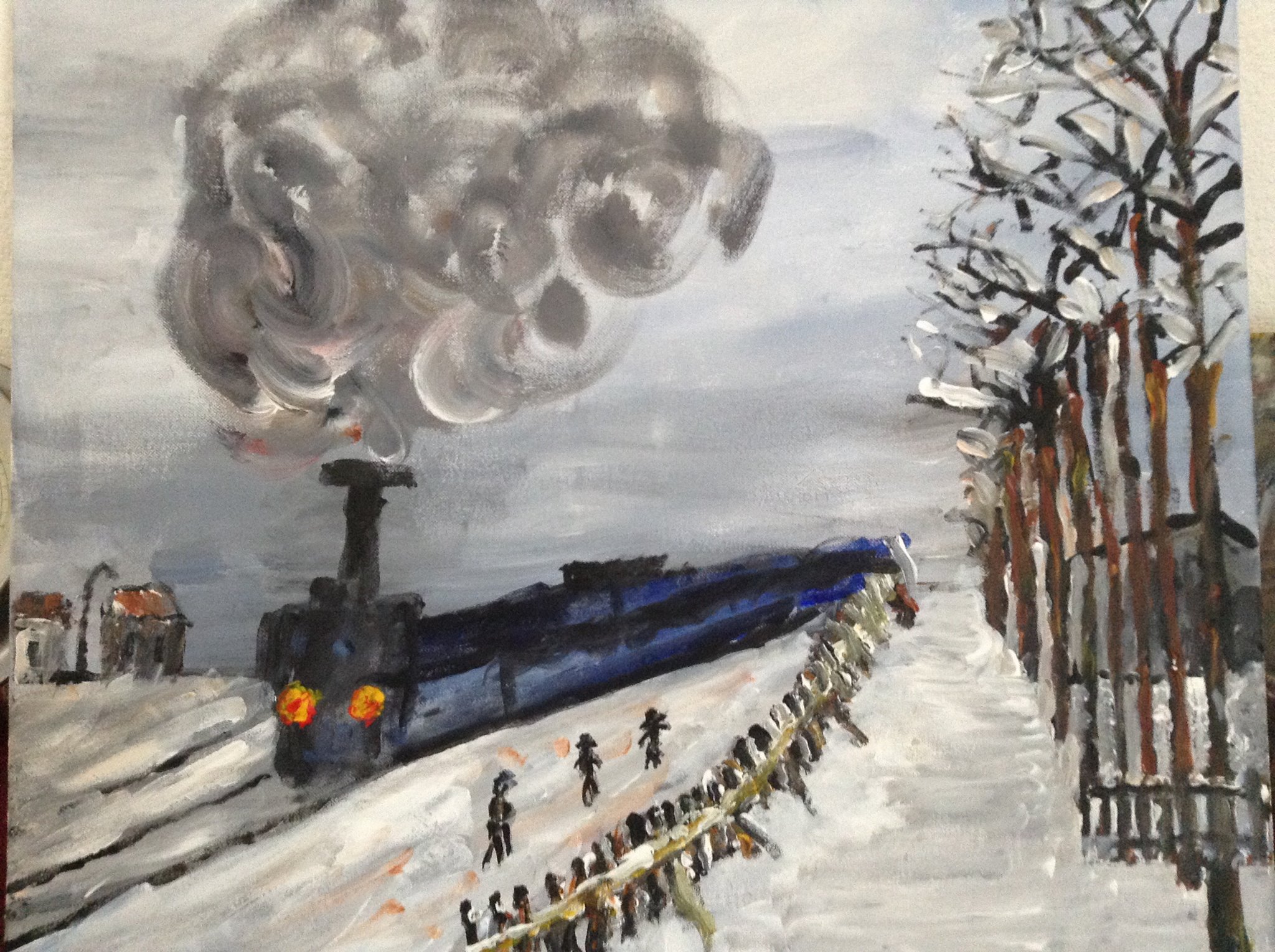 Train sous la neige (2015)
